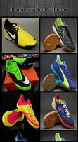 Design of futsal shoes Affiche