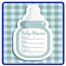 Baby Shower Invitation Card Design aplikacja