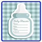 Baby Shower Invitation Card Design Zeichen