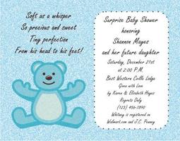 Baby Shower Invitation Card Design Screenshot 1