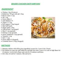 Chicken Biryani English Recipe capture d'écran 3