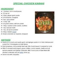 Chicken Kara-hi English Recipe Affiche