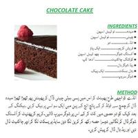 Chocolate Cake Urdu Recipes capture d'écran 3