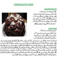 Chocolate Cake Urdu Recipes capture d'écran 2