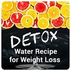 Recettes d'eau Detox pour la perte de poids icône