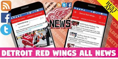 Detroit Red Wings All News plakat