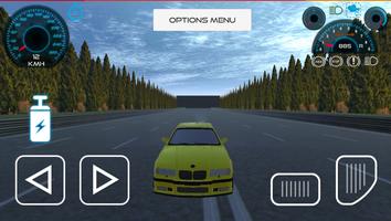 BMW M3 E Drift Simulator Affiche