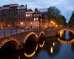 Amsterdam City Wallpaper Cartaz