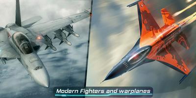 F16 VS F18 Air Attack Fighter Plakat