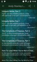 Andy Stanley Leadership Podcast screenshot 3