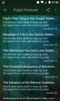 John MacArthur Pulpit Podcast スクリーンショット 2