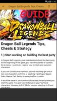 Guide Dragon Ball Legends capture d'écran 2