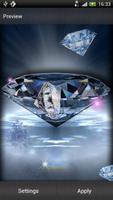 Diamant Live-Hintergrund Plakat