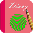 APK secret diary with fingerprint 2018 cute