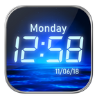 Horloge Digitale Fond D'écran Gratuit icône