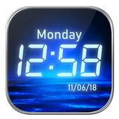 Horloge Digitale Fond D&#39;écran Gratuit icon