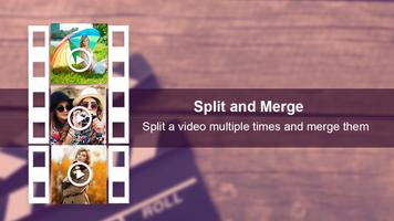 Video Splitter and Merger Affiche