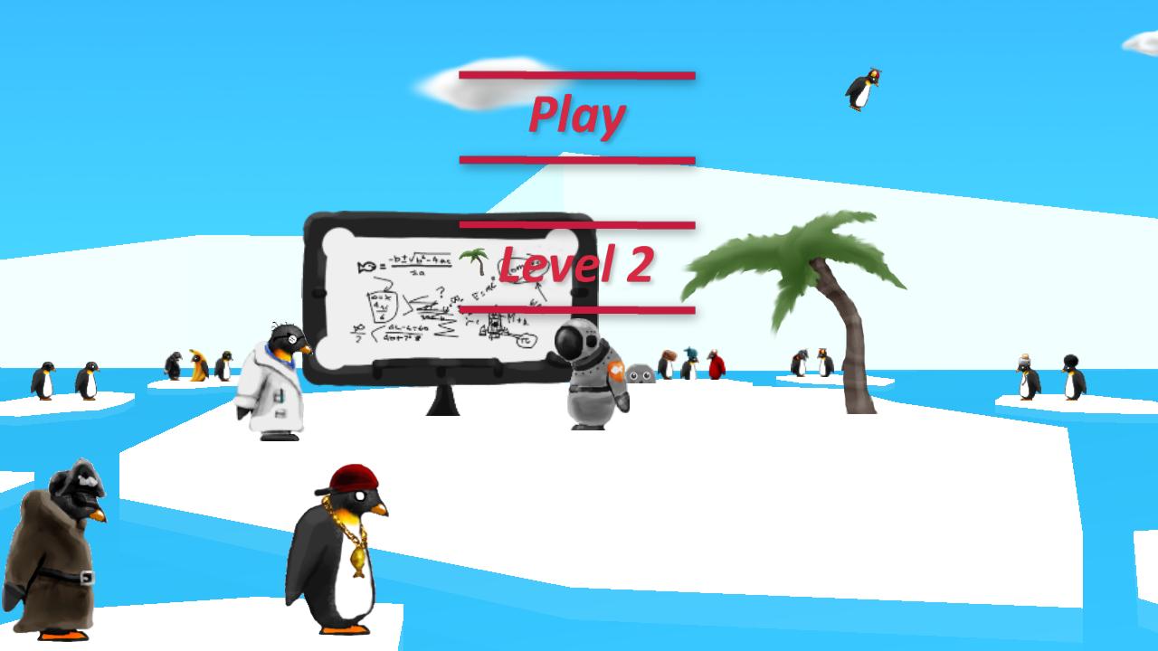 Игра пингвины с мячом