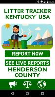 Henderson KY Litter Tracker ポスター