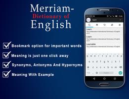 Free Meriam English Dictionary Ekran Görüntüsü 1
