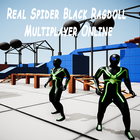 Real Spider Black Ragdoll Multiplayer icône