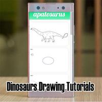 برنامه‌نما Dinosaurs Drawing Tutorials عکس از صفحه