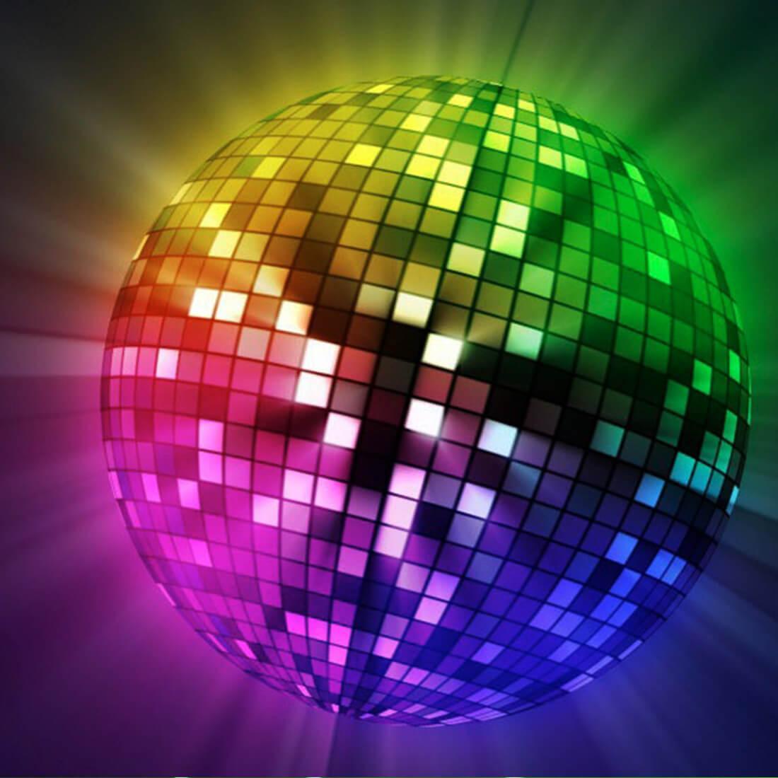 Wallpaper Disco Ball Background