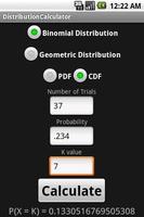 Distribution Calculator स्क्रीनशॉट 1
