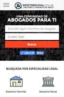 Poster Directorio de Abogados Mexico