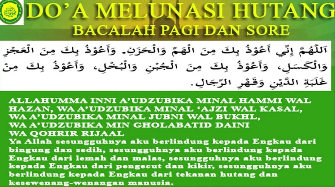 Doa lunas hutang, doa lunas hutang rezeki lancar, doa lunas hutang mustajab, doa lunas hutang segunung, doa lunas hutang ustadz adi hidayat, doa lunas hutang rasulullah. Doa Pelunas Hutang for Android - APK Download