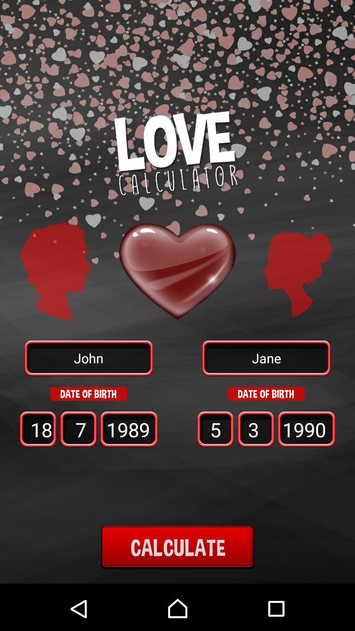 Calculatrice D'amour – Test De Relation Amoureuse APK pour Android  Télécharger