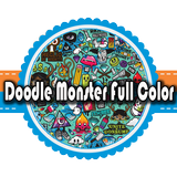 Doodle Monster Full Color icône