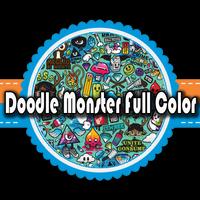 Doodle Monster Full Color ポスター