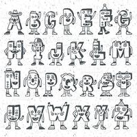 Doodle Alphabet Ideas ポスター