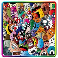 Doodle Art Wallpaper plakat