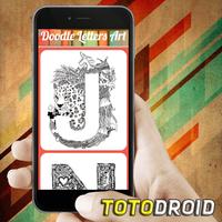 Doodle Letters Art capture d'écran 1