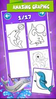 Dolphins Coloring Book اسکرین شاٹ 2