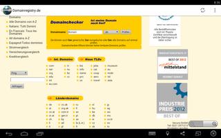 1a: Domainregistry.de: Domains スクリーンショット 2