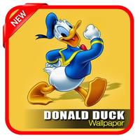 Donald Duck Wallpaper Affiche