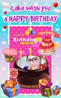 New Cake Birthday Photo Editor capture d'écran 1