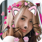 Selfie Cat Face Filters Camera icon