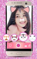 Selfie Cat Face Filters Camera capture d'écran 1