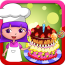 Le jeu filles du gâteau d'Anna APK