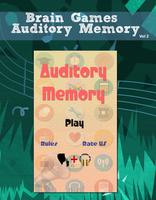 Brain games - Auditory Memory постер