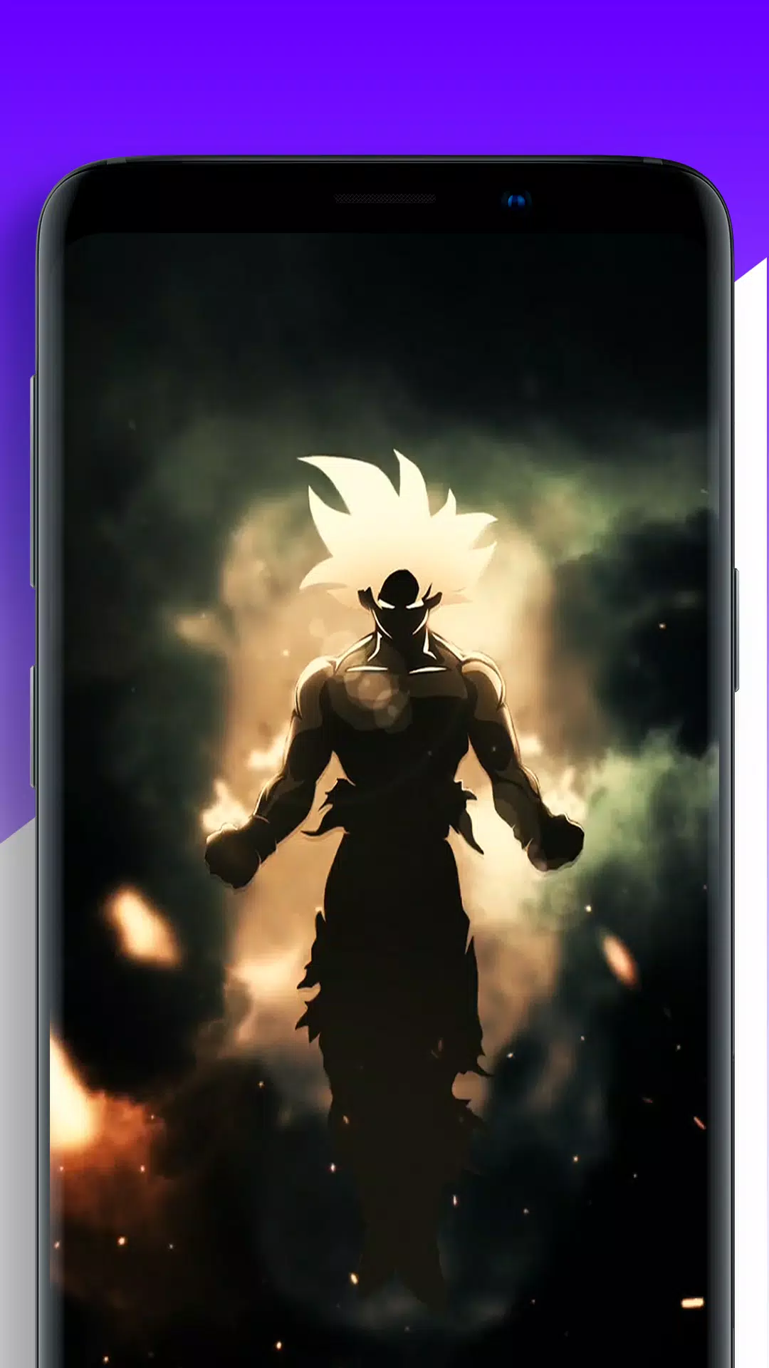 Dragon Ball Z Fiery Feat Android Live Wallpaper - free download