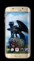 3D Dragon Toothless Wallpapers ポスター