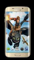 Dragon Toothless Wallpapers 3D ảnh chụp màn hình 2