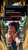 برنامه‌نما Dragon Z Super Saiyan - Goku Keyboard عکس از صفحه