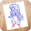 How To Draw DBZ easy step by step APK