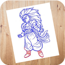 How To Draw DBZ easy step by step APK